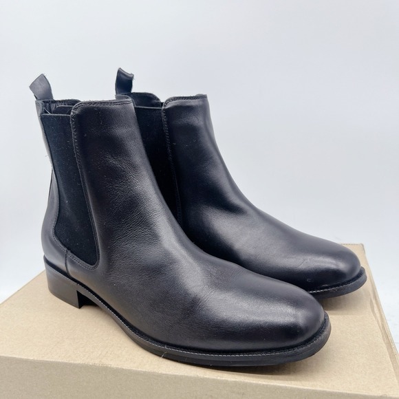 La Canadienne Smile Waterproof Chelsea Ankle Boots Bootie Black Leather US 11 - Picture 4 of 13